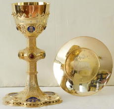 Antique French Gothic Chalice